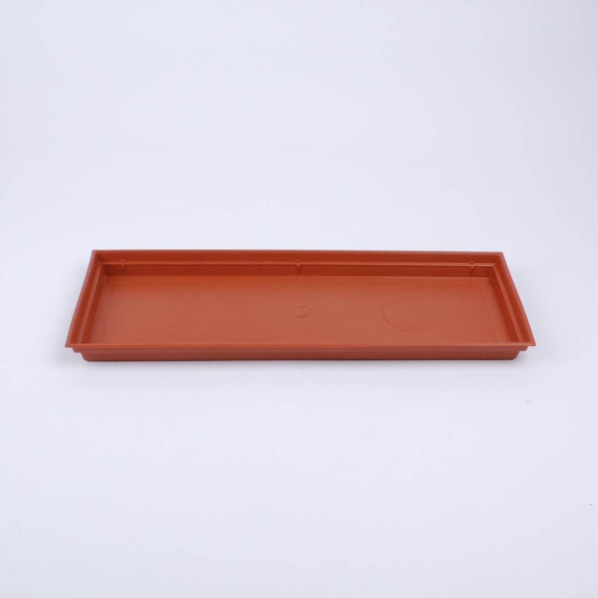 Balcony crate coaster traditional, terracotta 40 cm