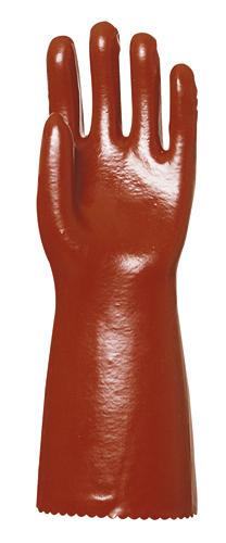 Safety gloves 27 cm burgundy size 9 3509