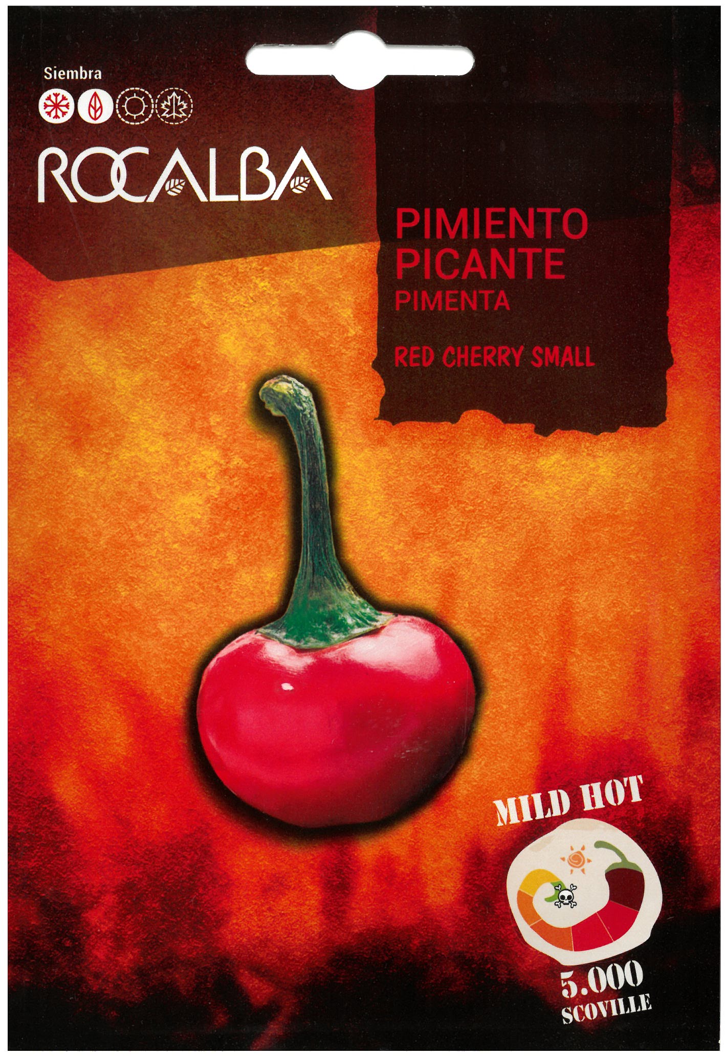 Čili poper Red Cherry Small Rocalba 0,5 g