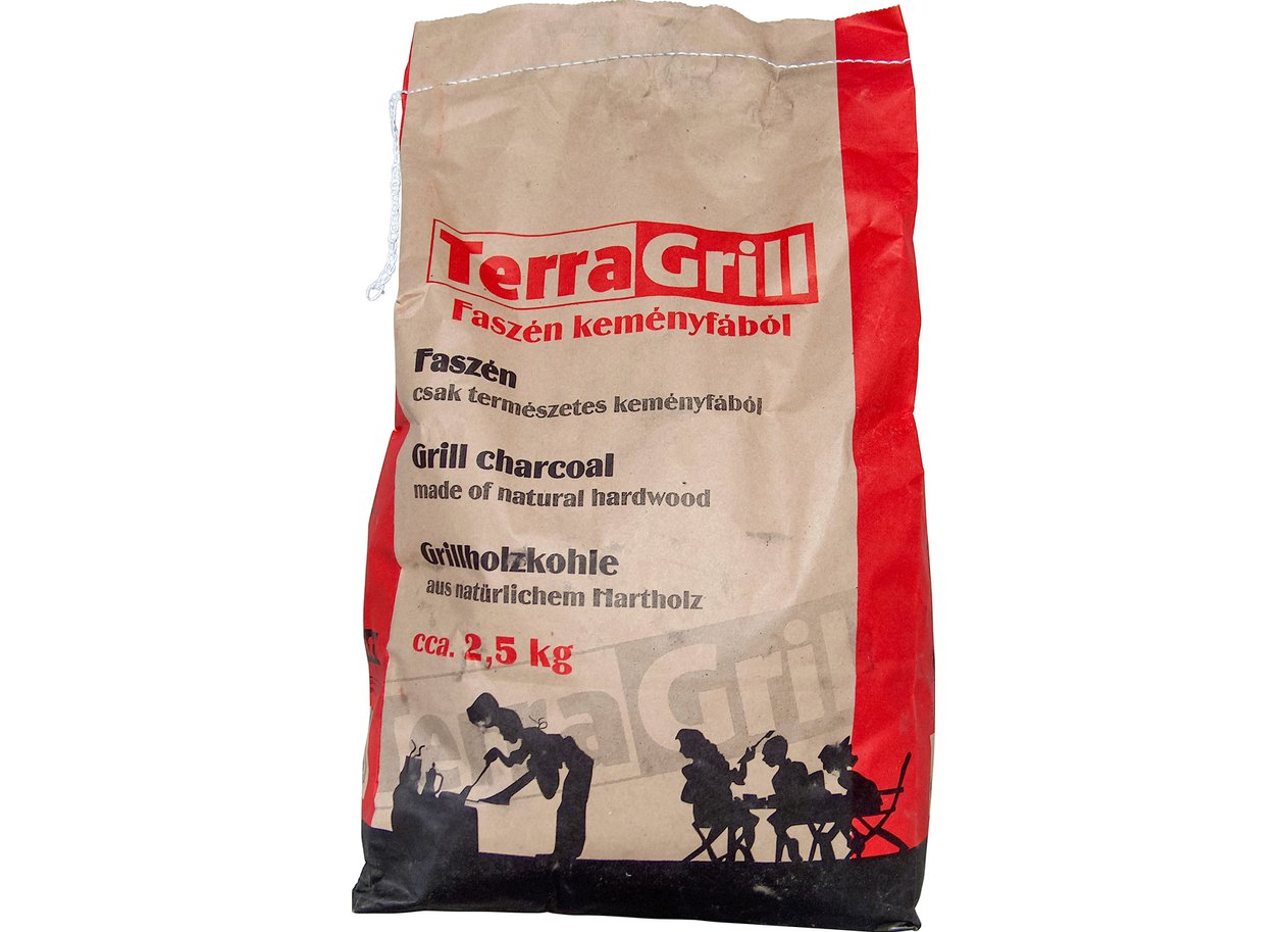 Oglje iz trdega lesa Terragrill približno 2,5 kg