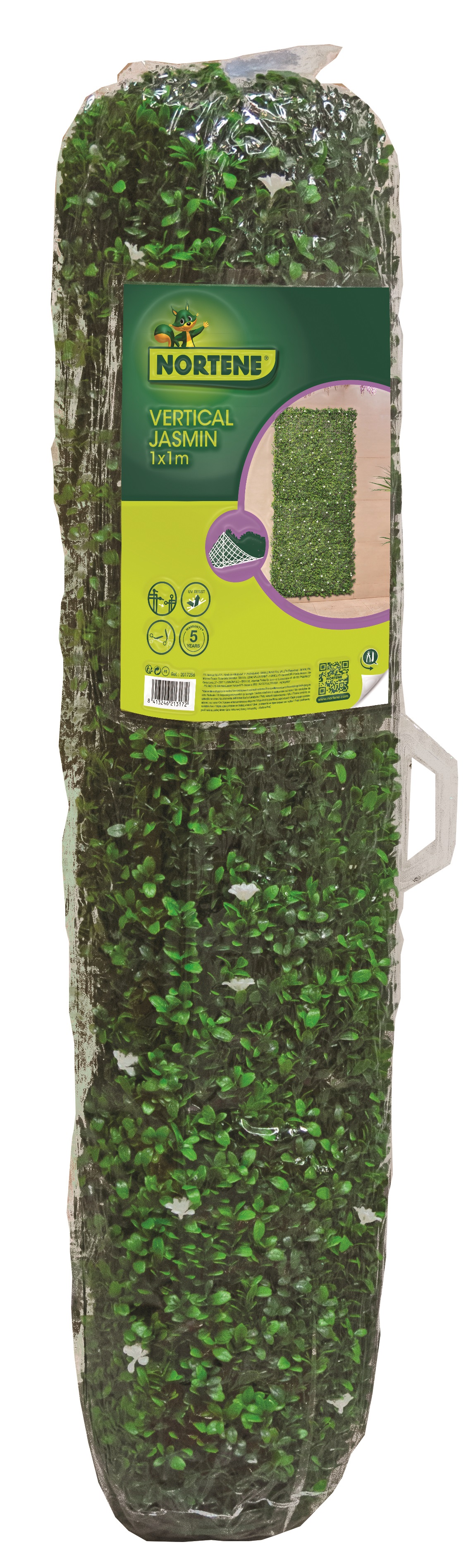 Zelena stena z jasminom Vertikalni jasmin 1x1 m