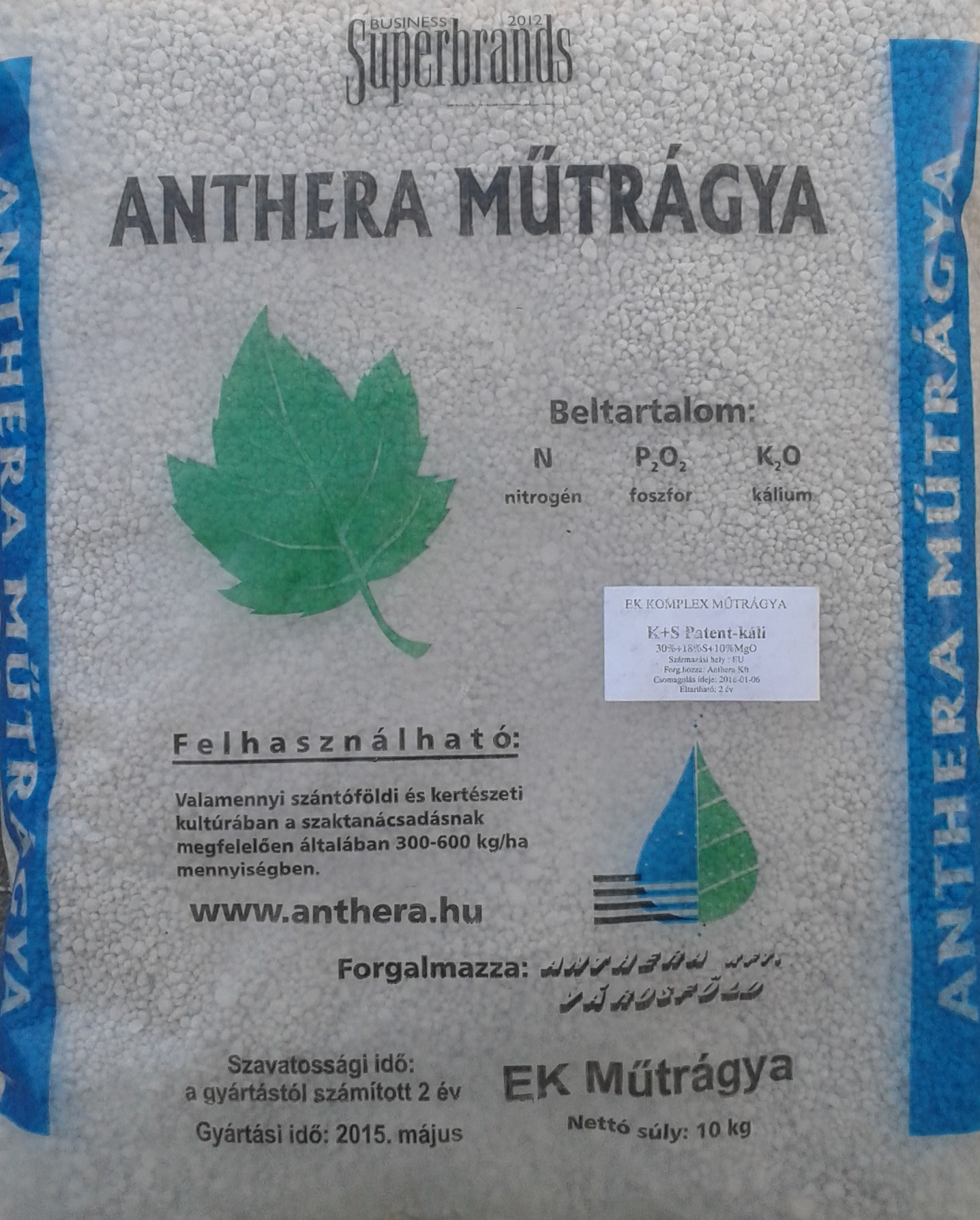 Patentni kalij 25 kg