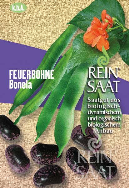 Ognjeni fižol organski Bonela ognjeni fižol čista semena približno 18 semen