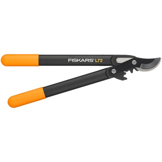Škarje za obrezovanje Fiskars PowerGear™ s plastičnimi zobniki, škarjasta glava (S) L72