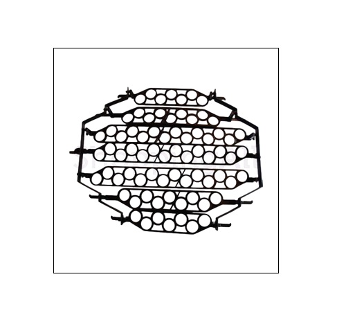 Rotating grid for 71 quail eggs