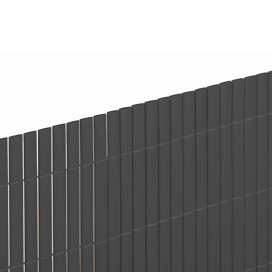 Oval plastic cane Litecane PVC grey 1x3 m