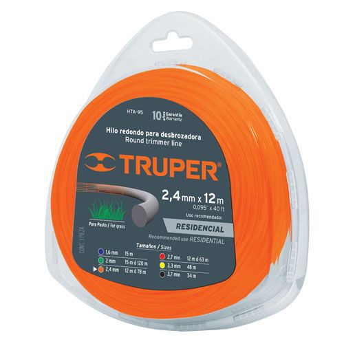 Damil boben 2,4mmx12m Truper (HTA-95)