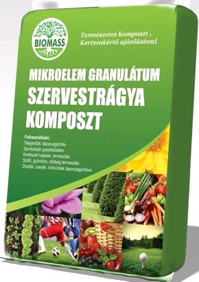 BIOMASA Organsko gnojilo v obliki granul 10 l