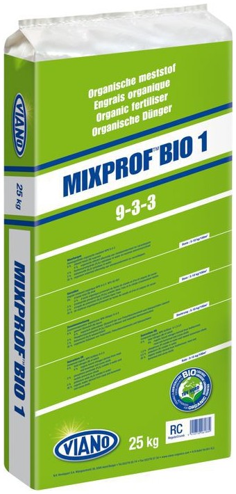 Viano Mixprof Bio 1 organsko gnojilo 9-3-3 25 kg