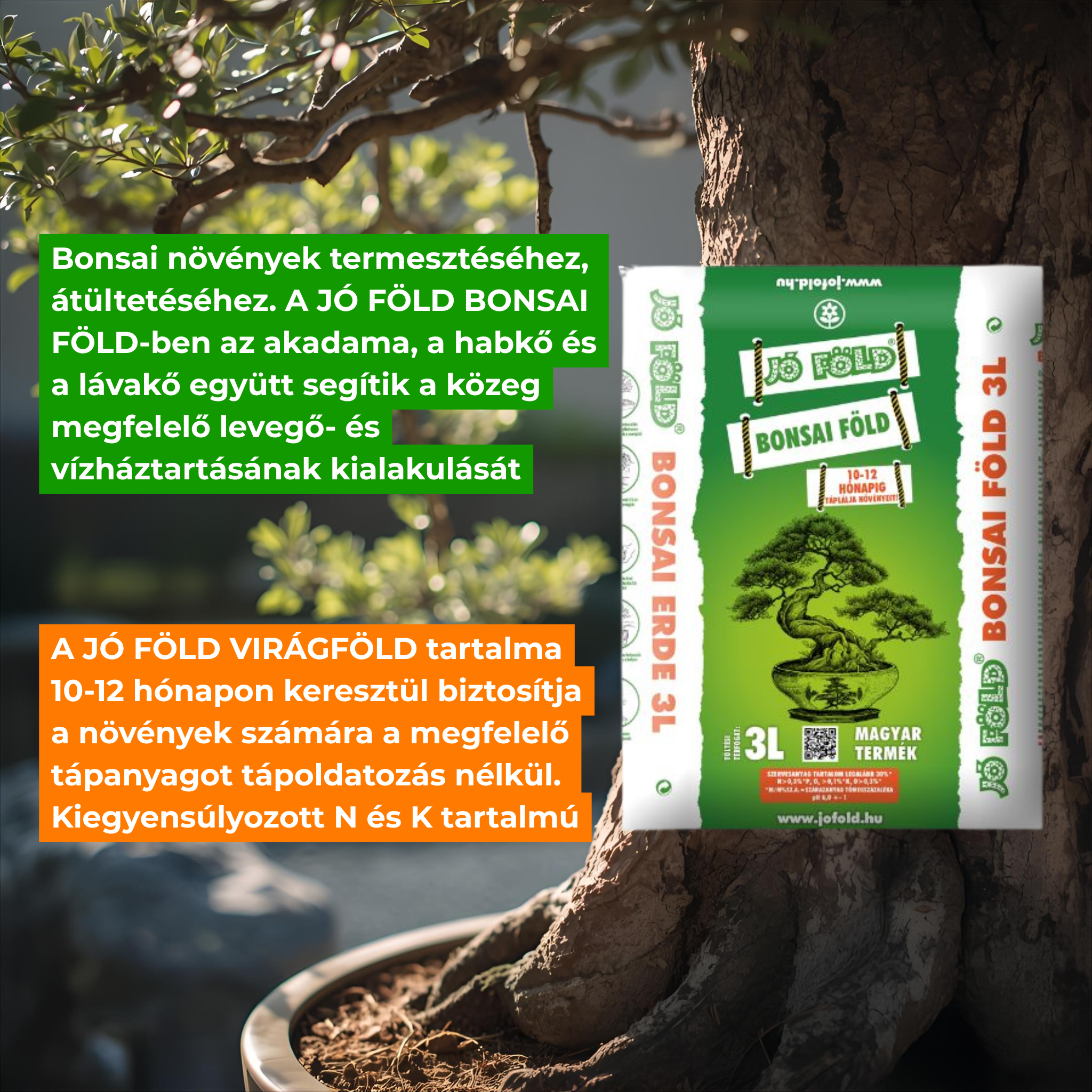 Bonsaio Zemlja Good-Earth 3 l