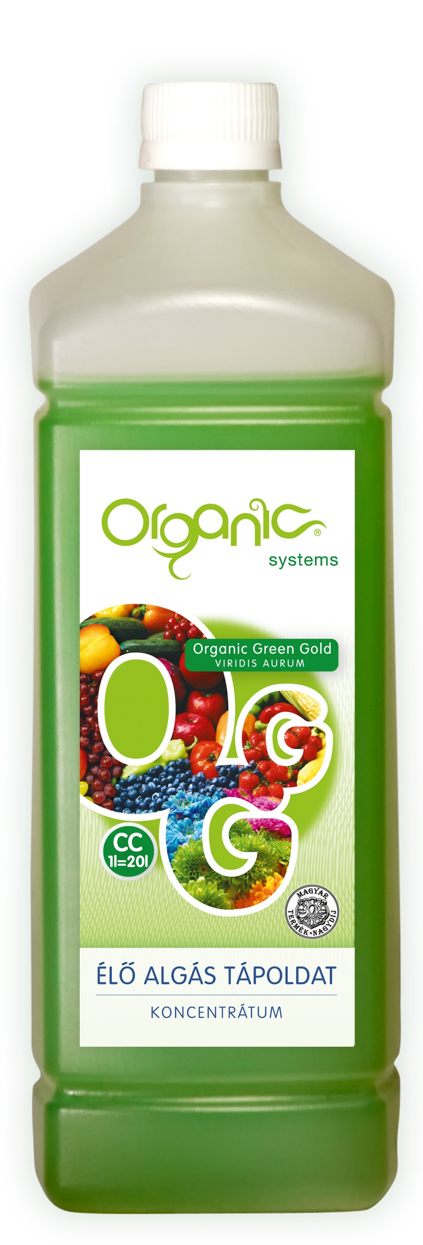 Organska hranilna raztopina za žive alge Green Gold 1l