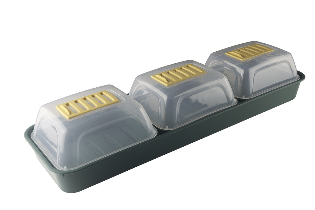 Mini rastlinjak za okno Rapid Grow Window 22x17,5x13 cm 3 kosi