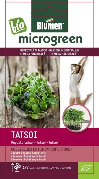 Mikro semena solate BIO Tatsoi solatni cvetovi 20 g