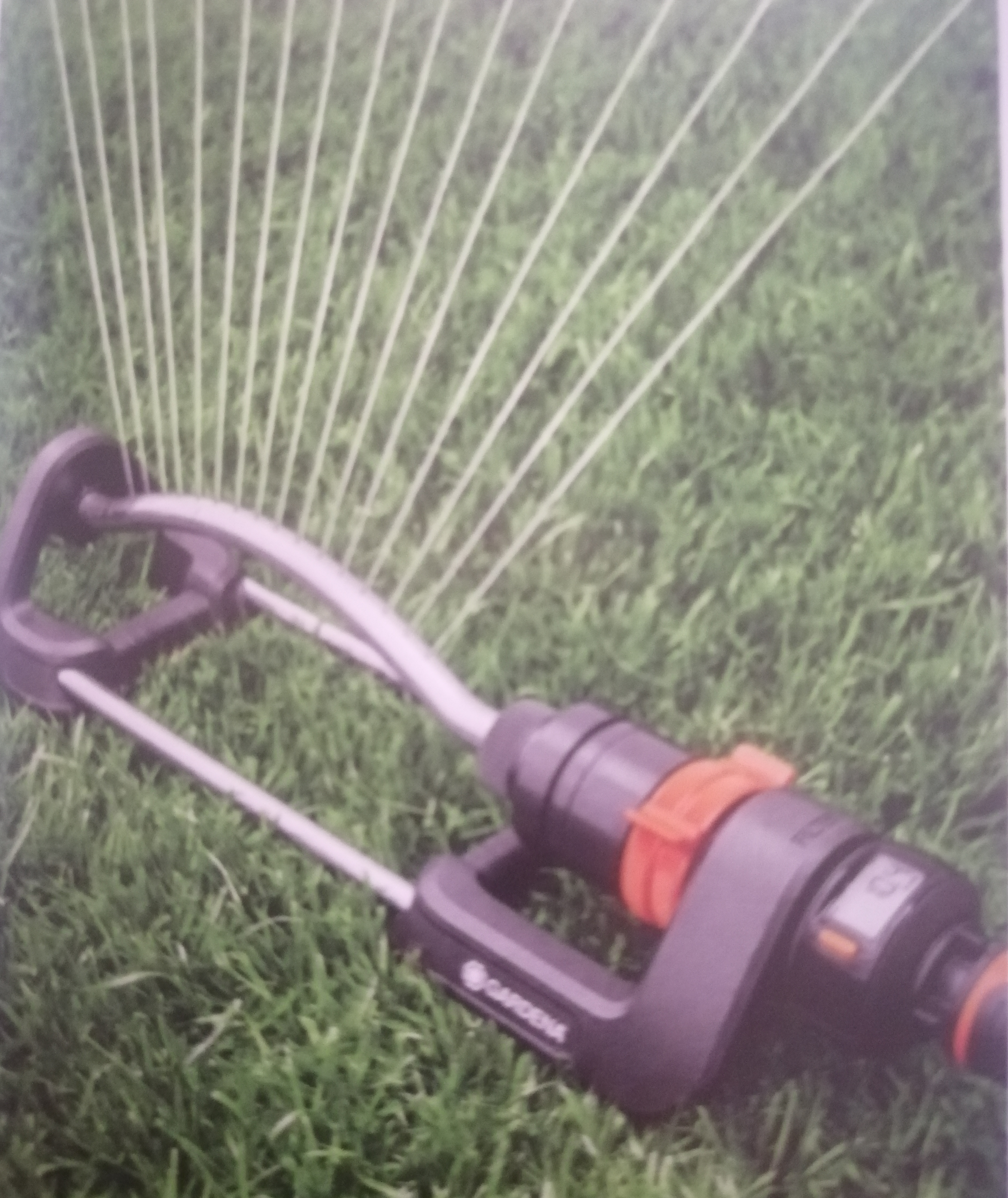 AquaCount flow meter with four-way sprinkler (with battery) Gardena