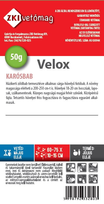 Rumen stročji fižol Velox 45g ZKI