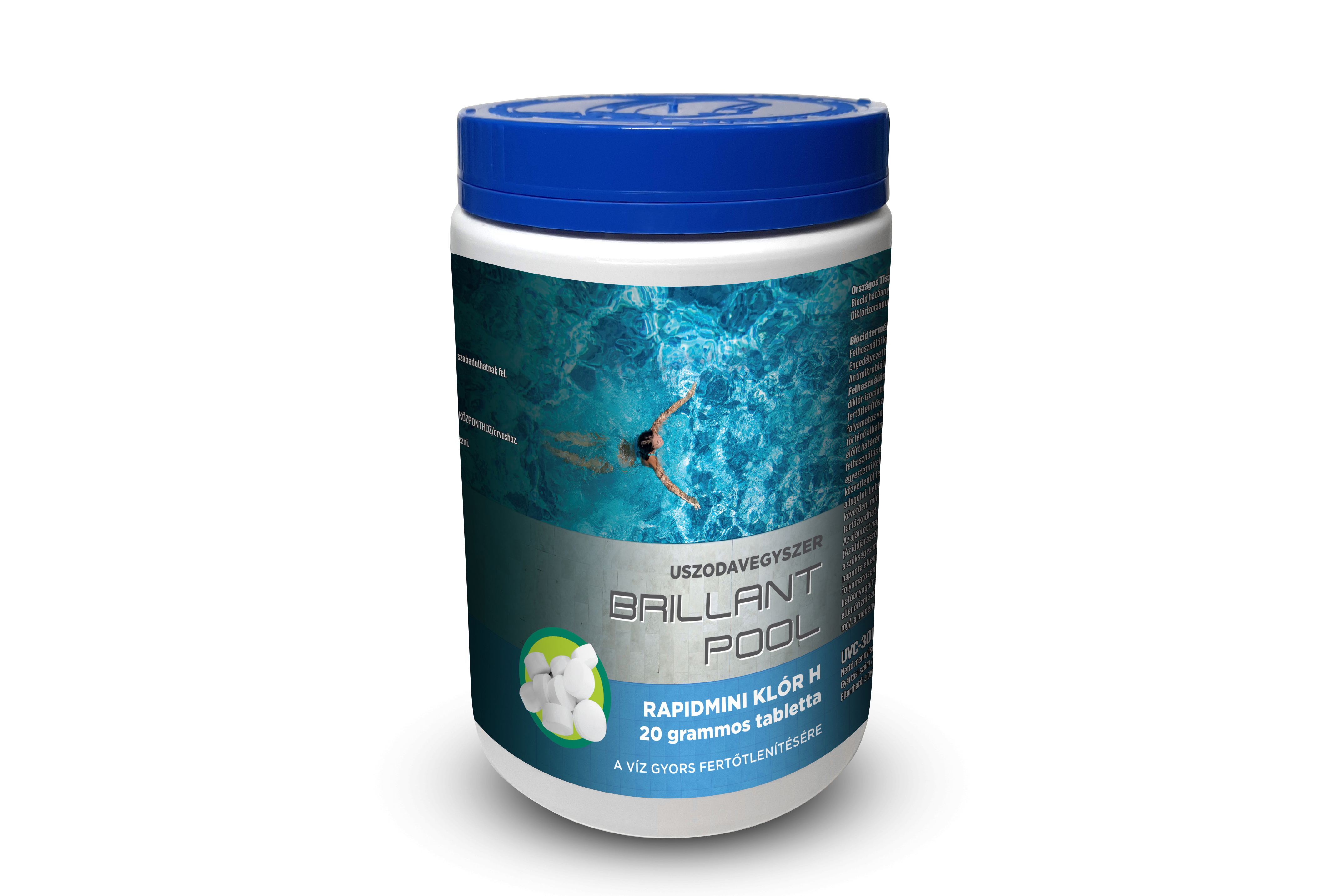 Rapidmini-gyorsan oldódó klórtabletta 20g-os 1 kg