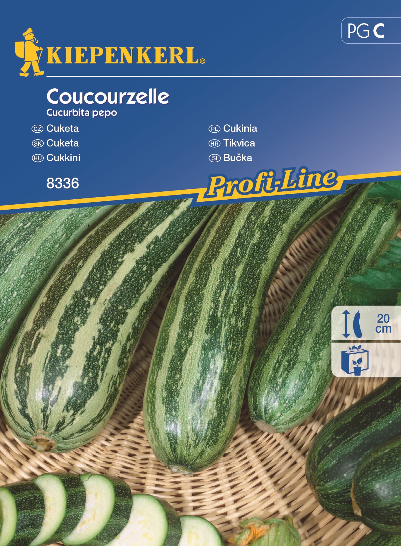 Bučke Coucourzelle min. 8 semen Kipenkerl