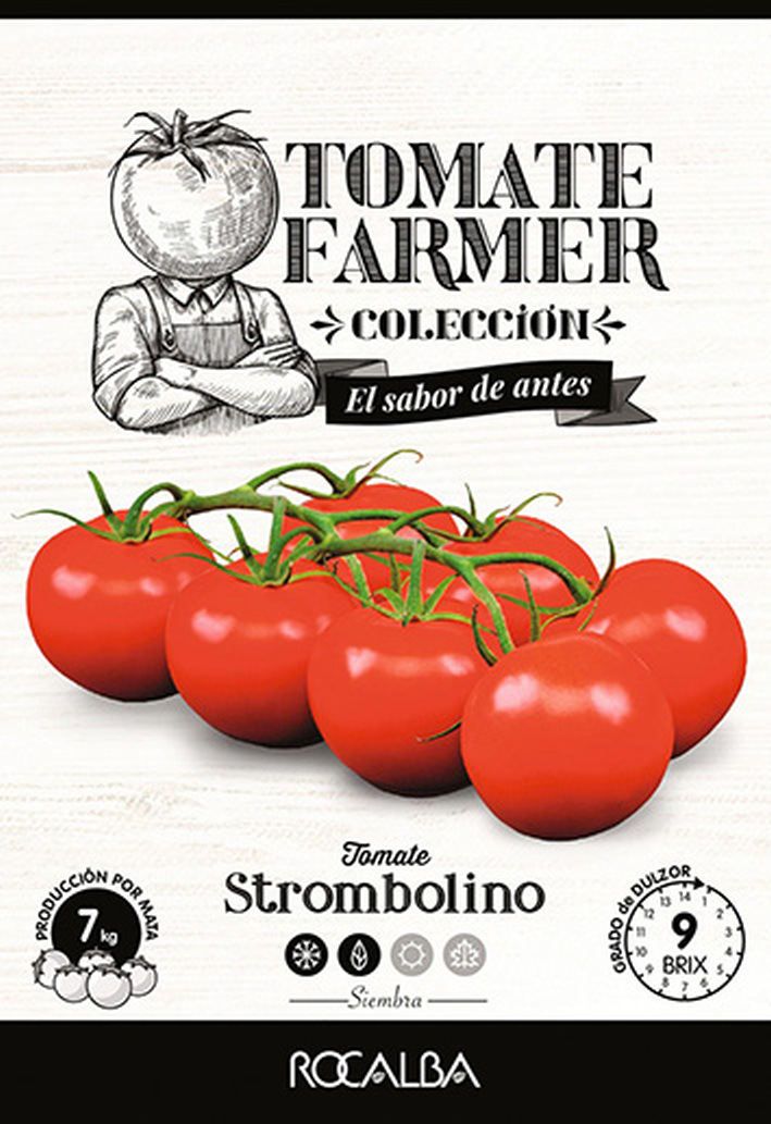 Paradižnik češnjev paradižnik Stombolino (kmet) Rocalba 15 zrn