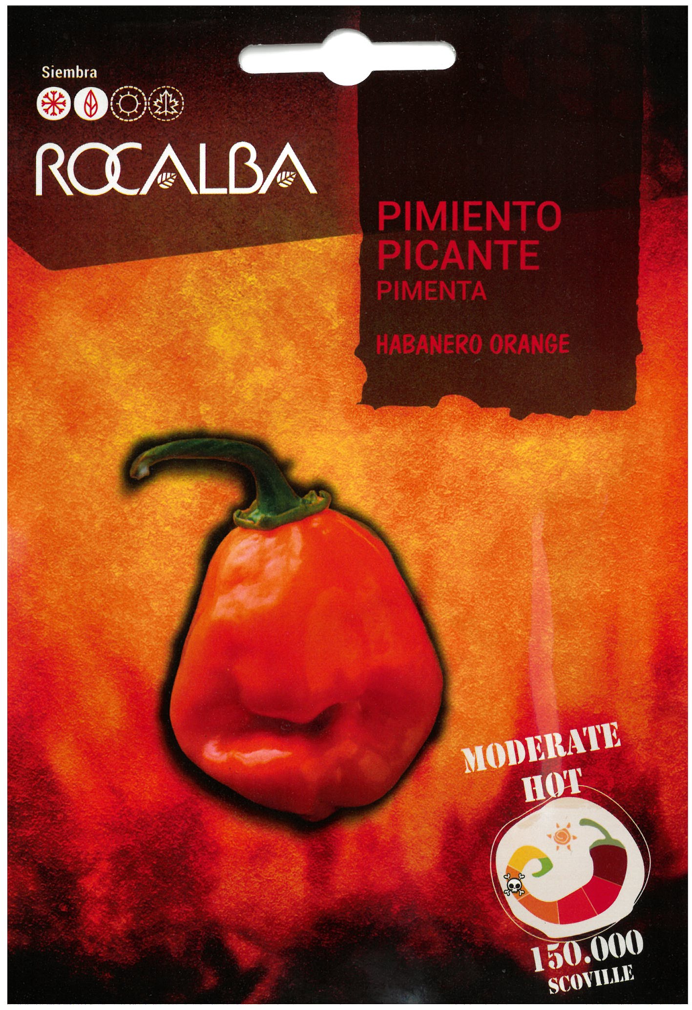 Čili poper Orange Habanero Rocalba 0,5 g